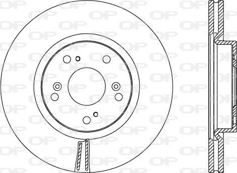 Open Parts BDA2686.20 - Спирачен диск vvparts.bg