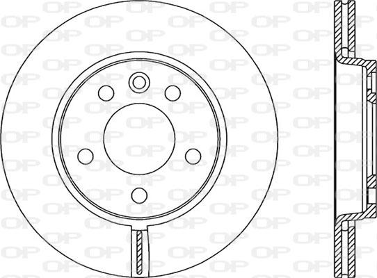 Open Parts BDA2062.20 - Спирачен диск vvparts.bg