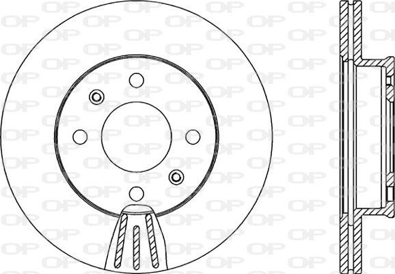 Open Parts BDR2140.20 - Спирачен диск vvparts.bg