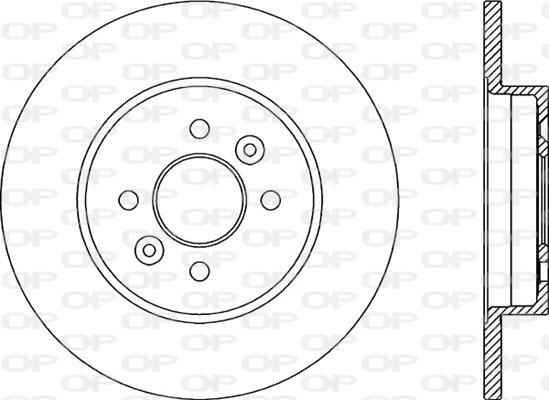 Open Parts BDA2183.10 - Спирачен диск vvparts.bg