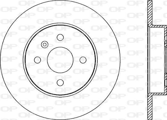 Open Parts BDA2175.10 - Спирачен диск vvparts.bg