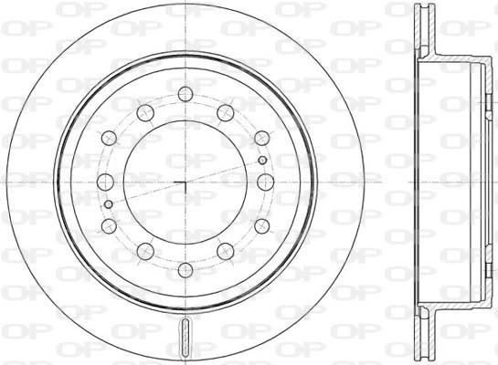 Open Parts BDA2808.20 - Спирачен диск vvparts.bg