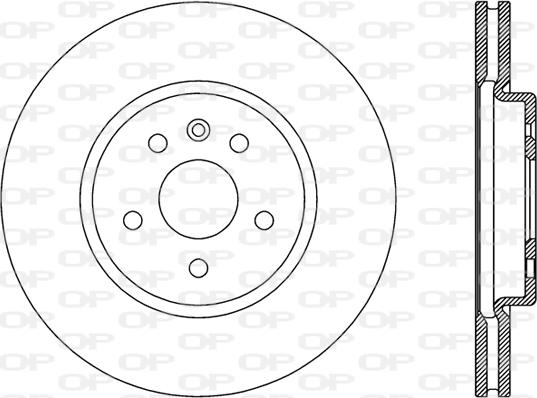 Open Parts BDA2814.20 - Спирачен диск vvparts.bg