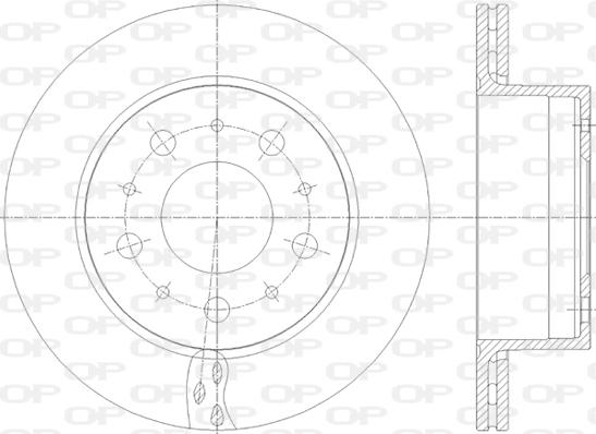 Open Parts BDA2818.20 - Спирачен диск vvparts.bg