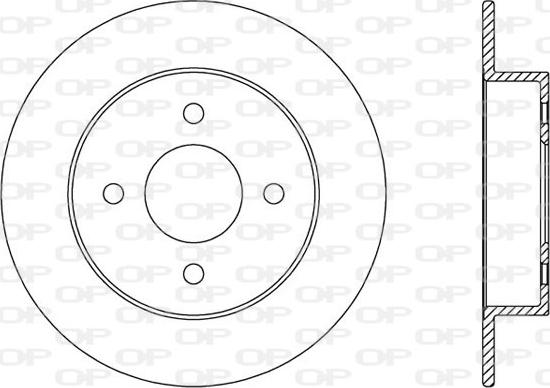 BOSCH 0 986 479 104 - Спирачен диск vvparts.bg