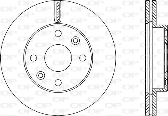 Open Parts BDR2359.20 - Спирачен диск vvparts.bg