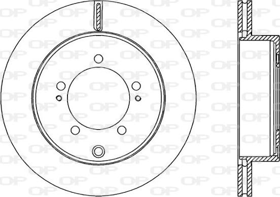 Open Parts BDR2360.20 - Спирачен диск vvparts.bg