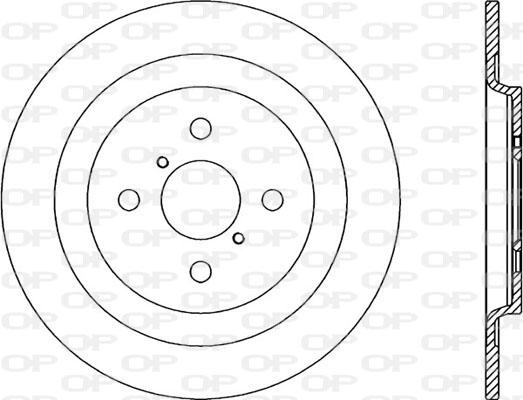 Open Parts BDA2339.10 - Спирачен диск vvparts.bg