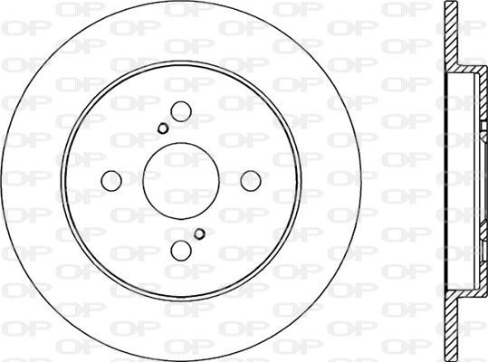 Open Parts BDA2293.10 - Спирачен диск vvparts.bg