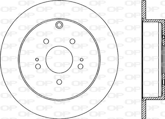 Open Parts BDA2262.10 - Спирачен диск vvparts.bg