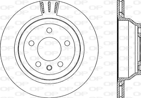 Open Parts BDA2220.20 - Спирачен диск vvparts.bg