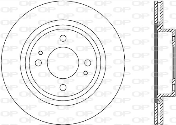 BOSCH BD2554 - Спирачен диск vvparts.bg