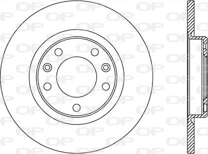 Open Parts BDA2743.10 - Спирачен диск vvparts.bg