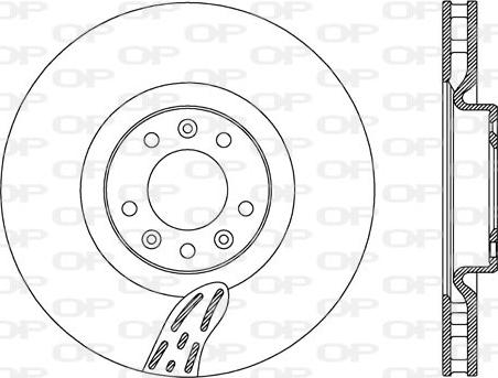 Open Parts BDA2768.20 - Спирачен диск vvparts.bg