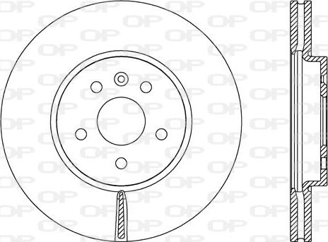 Open Parts BDR2716.20 - Спирачен диск vvparts.bg