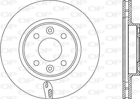 Open Parts BDA2717.20 - Спирачен диск vvparts.bg