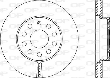 Ferodo DDF2400C - Спирачен диск vvparts.bg