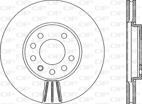 Open Parts BDR1991.20 - Спирачен диск vvparts.bg