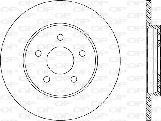 Open Parts BDR1948.10 - Спирачен диск vvparts.bg