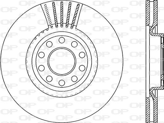 Open Parts BDR1942.20 - Спирачен диск vvparts.bg