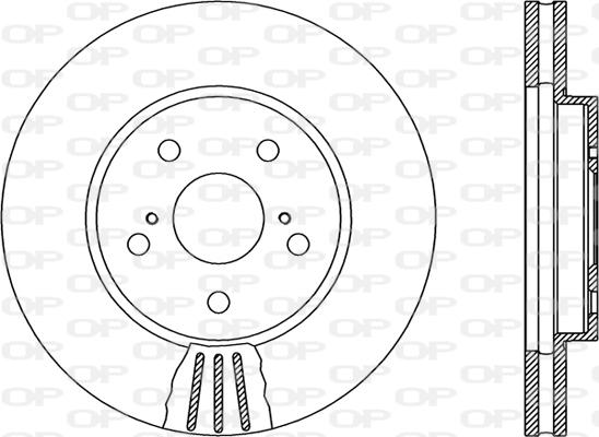 Open Parts BDR1982.20 - Спирачен диск vvparts.bg