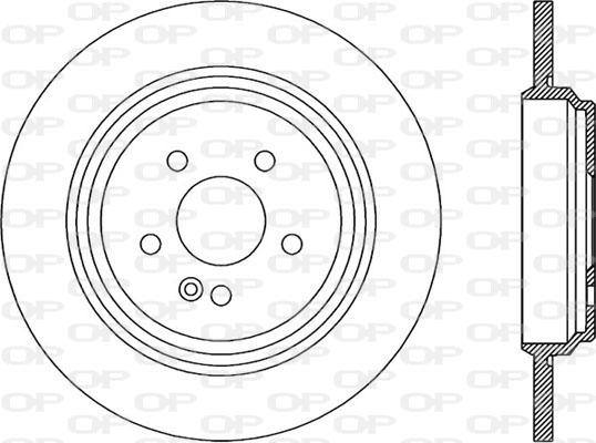 Open Parts BDR1934.10 - Спирачен диск vvparts.bg