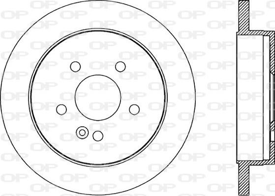 Open Parts BDR1935.10 - Спирачен диск vvparts.bg