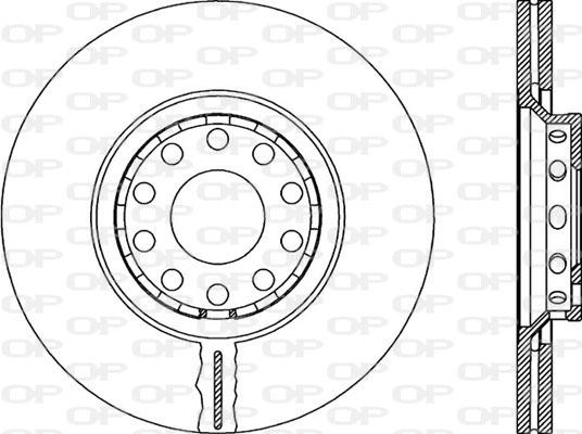 Open Parts BDR1924.20 - Спирачен диск vvparts.bg