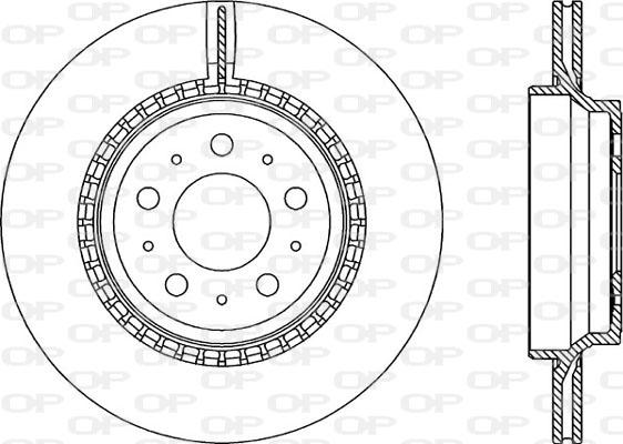 Open Parts BDR1975.20 - Спирачен диск vvparts.bg