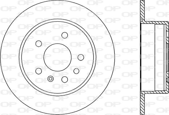 Open Parts BDR1408.10 - Спирачен диск vvparts.bg