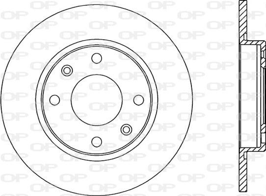 Open Parts BDR1431.10 - Спирачен диск vvparts.bg