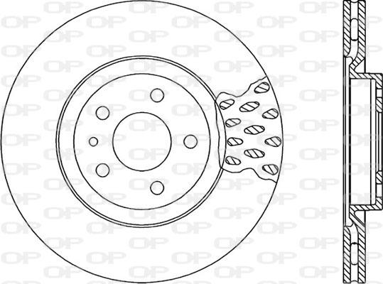 Open Parts BDR1663.20 - Спирачен диск vvparts.bg