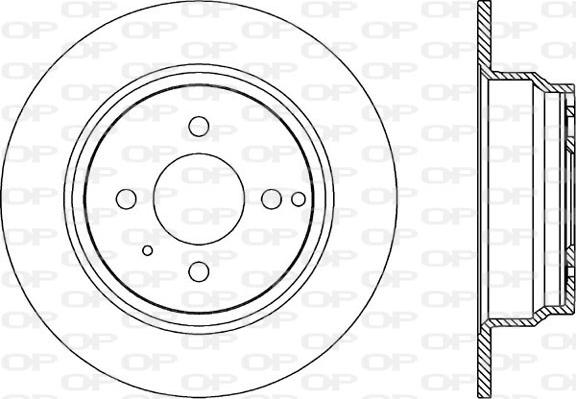 CAR 1.6025.5.4 - Спирачен диск vvparts.bg