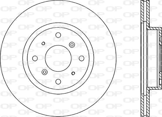 Open Parts BDR1052.20 - Спирачен диск vvparts.bg