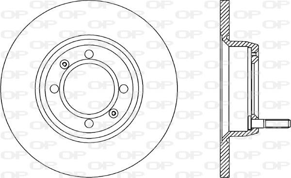 Open Parts BDR1011.10 - Спирачен диск vvparts.bg