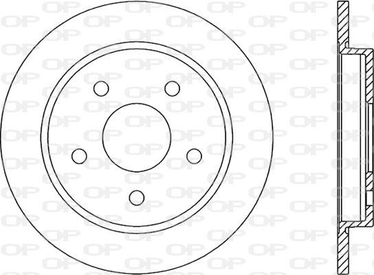 Open Parts BDR1164.10 - Спирачен диск vvparts.bg