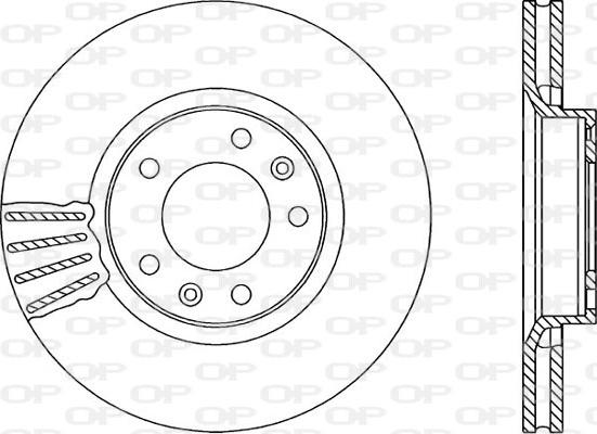 Open Parts BDR1114.20 - Спирачен диск vvparts.bg