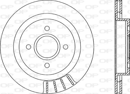 Open Parts BDR1178.20 - Спирачен диск vvparts.bg