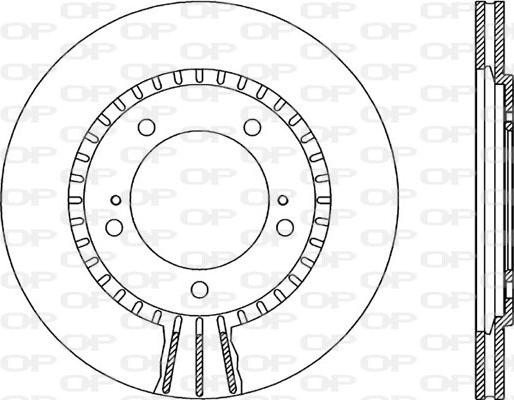 Open Parts BDR1868.20 - Спирачен диск vvparts.bg