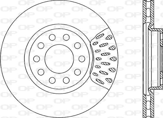 RHIAG 10539598 - Спирачен диск vvparts.bg