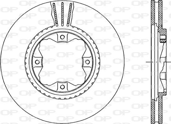 Open Parts BDR1220.20 - Спирачен диск vvparts.bg