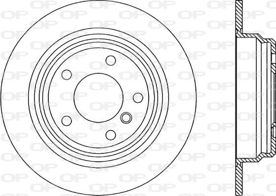 Open Parts BDR1753.10 - Спирачен диск vvparts.bg