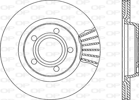 Open Parts BDR1731.20 - Спирачен диск vvparts.bg