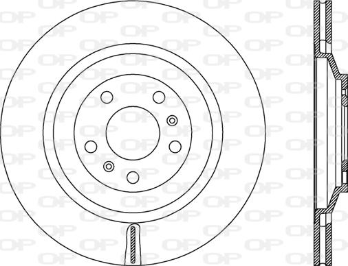 Open Parts BDR2441.20 - Спирачен диск vvparts.bg