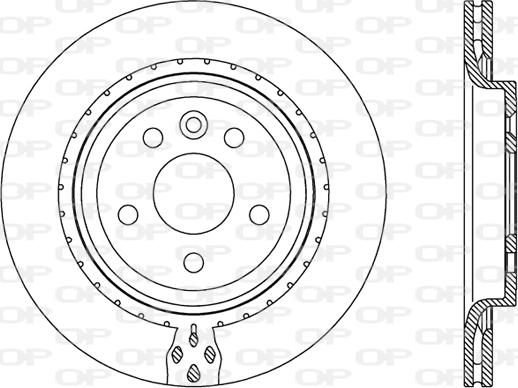 Open Parts BDR2458.20 - Спирачен диск vvparts.bg