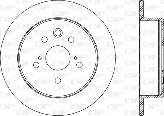 Open Parts BDR2460.10 - Спирачен диск vvparts.bg