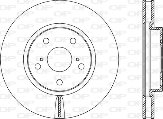 Open Parts BDR2462.20 - Спирачен диск vvparts.bg