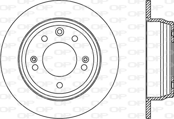 Open Parts BDR2409.10 - Спирачен диск vvparts.bg