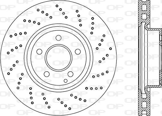 Open Parts BDR2419.25 - Спирачен диск vvparts.bg