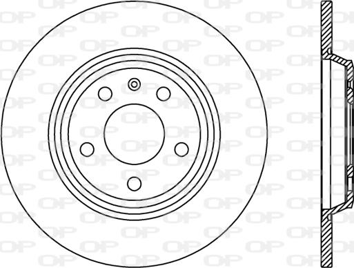 Open Parts BDR2413.10 - Спирачен диск vvparts.bg